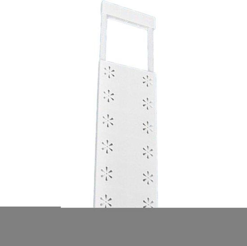 Schrankorganizer - Schrankteilung Holz - Schrankorganisation - Ohne Bohren Installation - 10 x 32-48 cm - Weiss