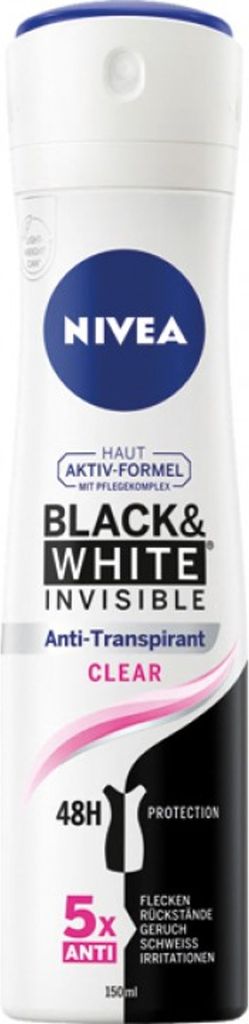 Nivea Deo Spray B&W Clear 150ml