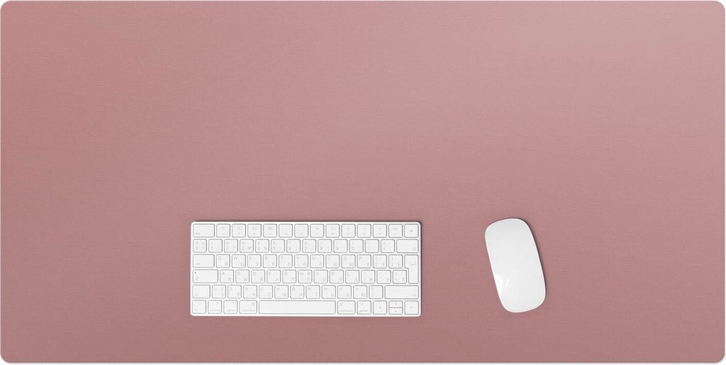 Farbe Rosa – Schreibtischunterlage – Rutschfeste Produktbild 