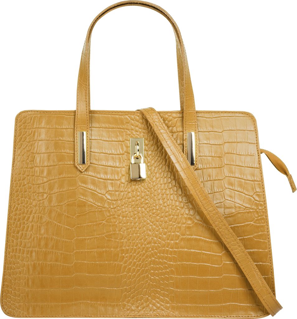 Cluty Handtasche Damen 021321 gelb