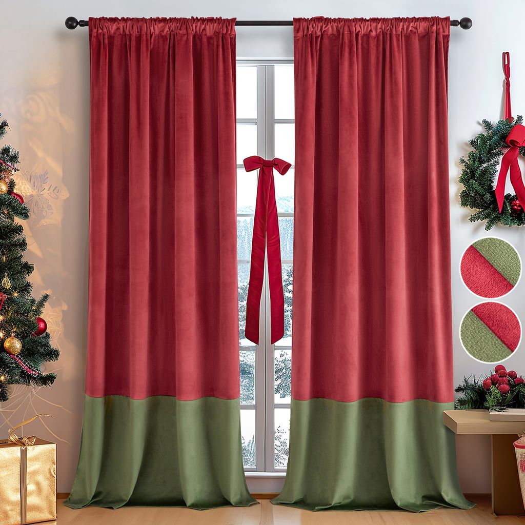 Samtvorhänge Verdunkelungsvorhang Gardinen Samt mit Ösen Blickdicht für Wohnzimmer Blackout Curtains Thermovorhang Schalldämmend Schlafzimmer 2...