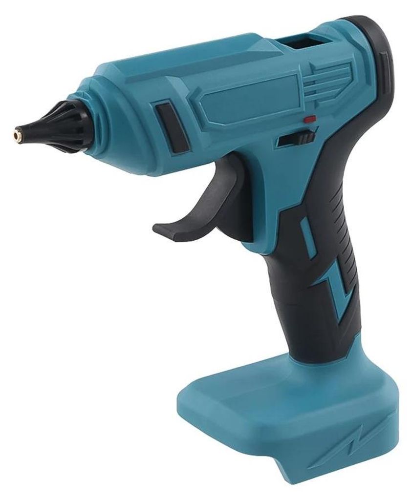 18V Akku Heißklebepistole/Kartuschenpistole - Kabellos - Ohne Akku (Solo) - Für Reparaturen & Basteln - Weiß