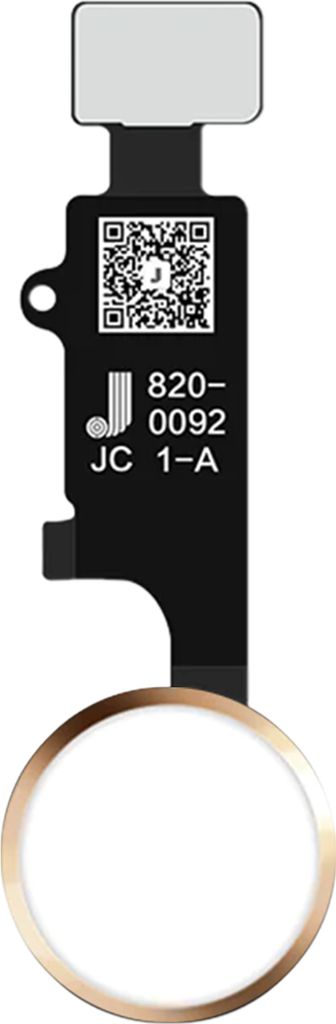 Clappio, 3D Home-Taste für iPhone SE 2020, 8 Plus, 8, 7 Plus und 7, Gold