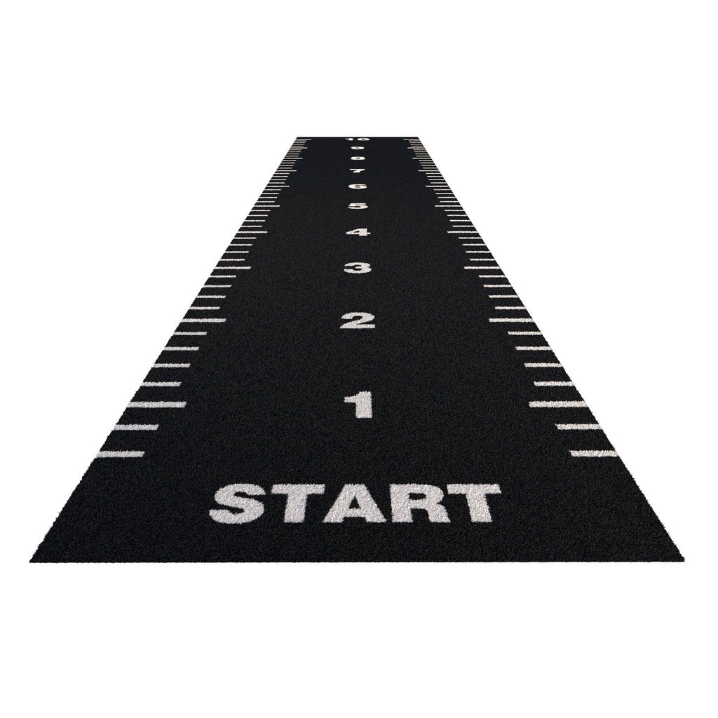 Sport-Thieme Sprintbahn "Essential", Schwarz, 10,00x2,00 m