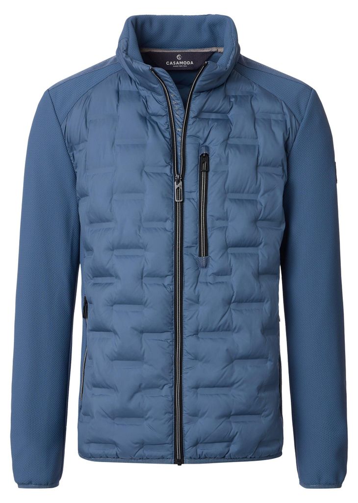 CASAMODA Outdoor-Hybridjacke Stehkragen Zipper Regular Blau Produktbild 