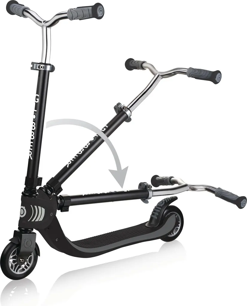 Trottinette pliable 125mm Globber Flow avec roulements ABEC 5 gris