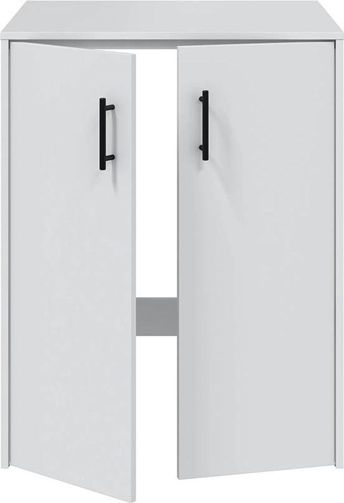 Waschmaschinenunterschrank >LAUNDRY< 2 Türen, in Produktbild 