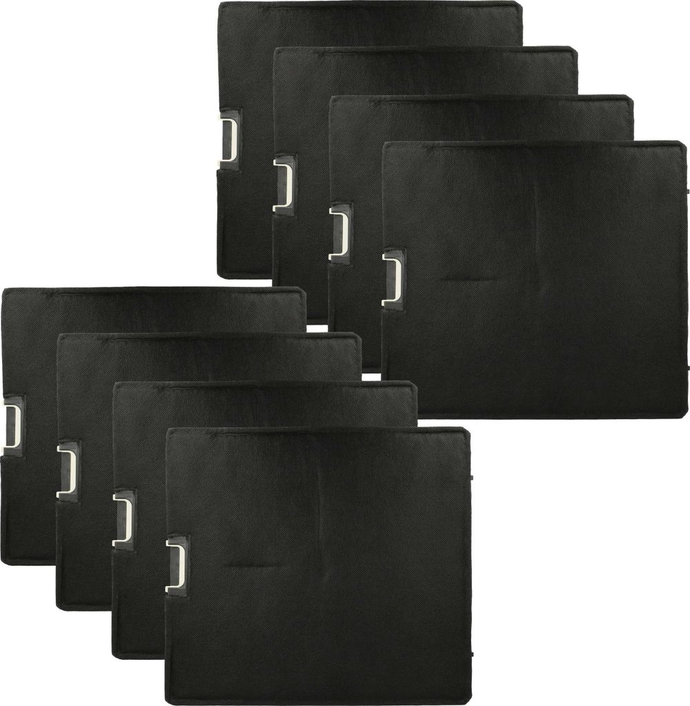 vhbw 8x Aktivkohlefilter kompatibel mit Miele DA 6996 W, DA 6086 W, DA 60x6 W, DA 6796 W, DA 6096 W, DA 6998 W Dunstabzugshaube - 34 x 31 x 2,2 cm