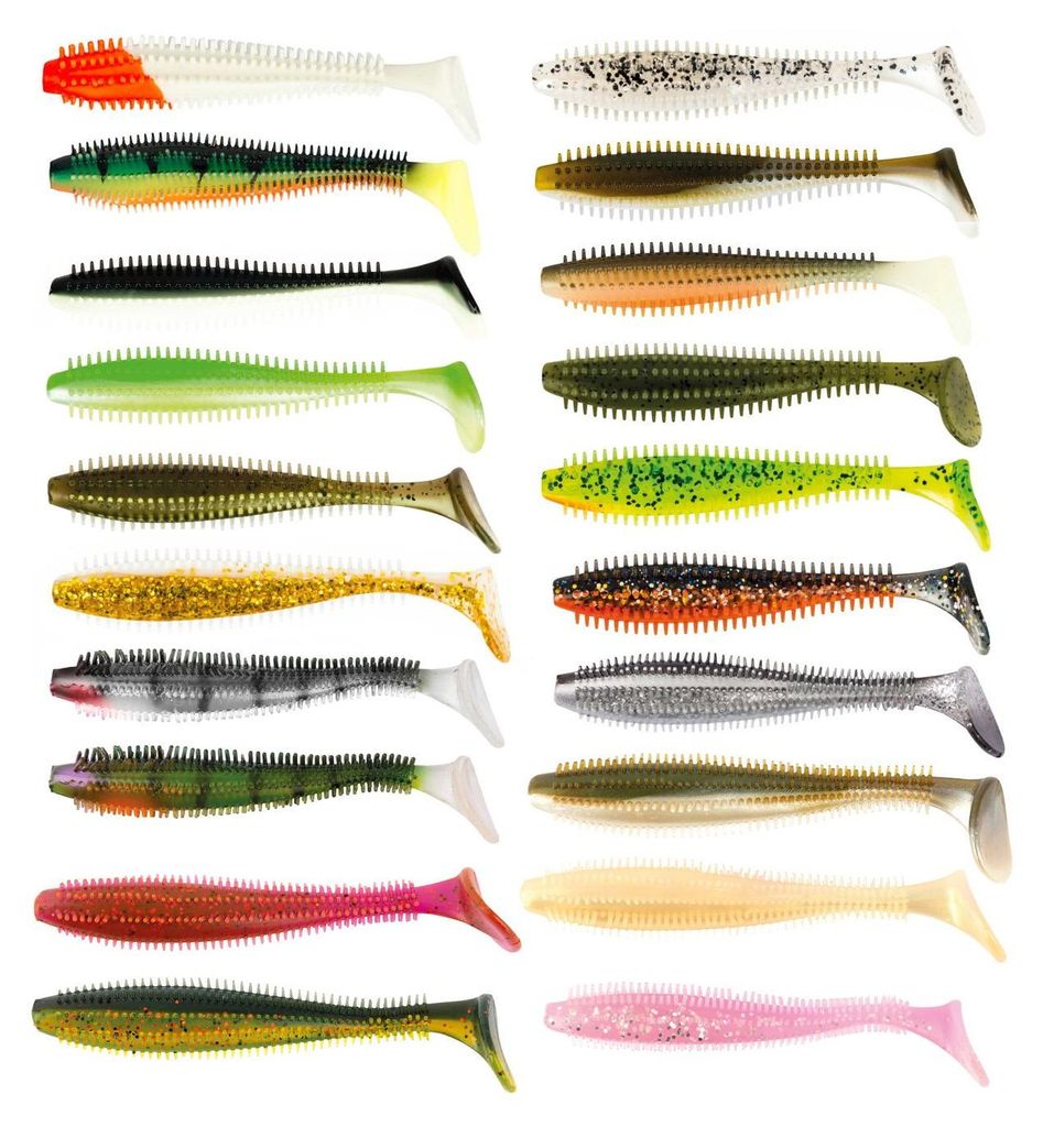 Fox Rage Spikey Shad Gummifische 12cm, Farbe:Limetreuse Produktbild 