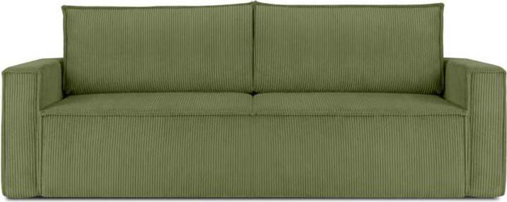 KONSIMO Schlafsofa in Pet Friendly Cord-Stoff mit Armlehnen Produktbild 