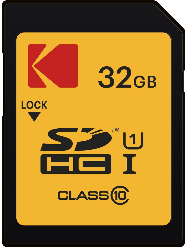 Kodak EKMSD32GHC10K, 32 GB, SDHC, Klasse 10, UHS-I, 90 Produktbild 