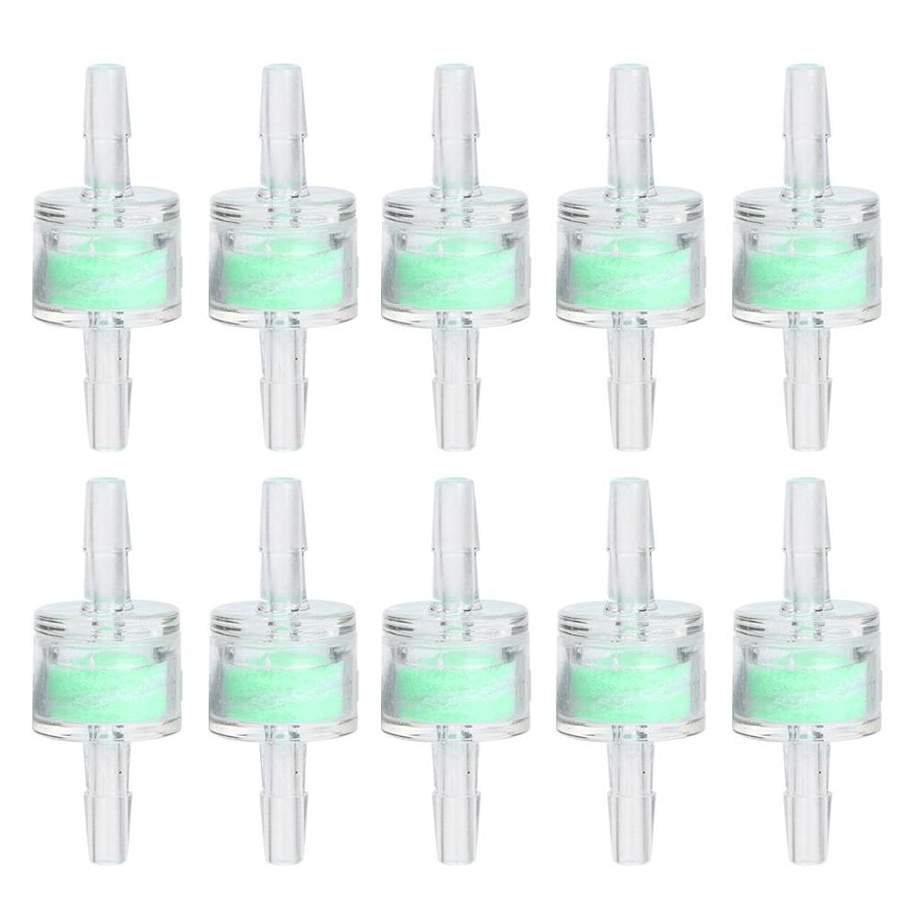 10 Stück ABS-grüne Aquarium-Wasserpumpen-Silikonschläuche, Filter, Aquarienschlauch, Reinigungs- und Filtrationszubehör, 4 mm