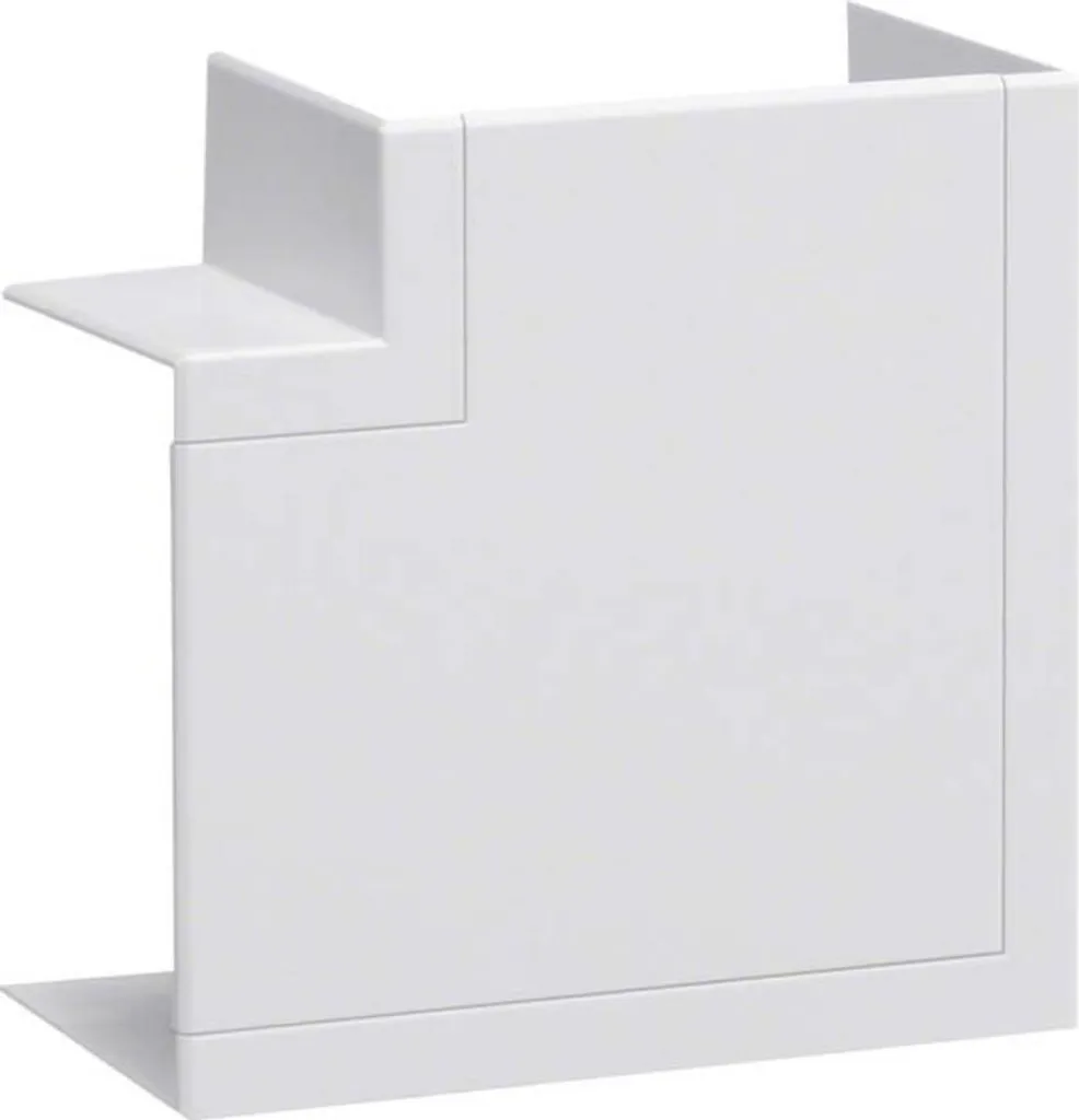 Raccord d'angle pour goulotte 68x100mm blanc idéal rénovation de bureaux