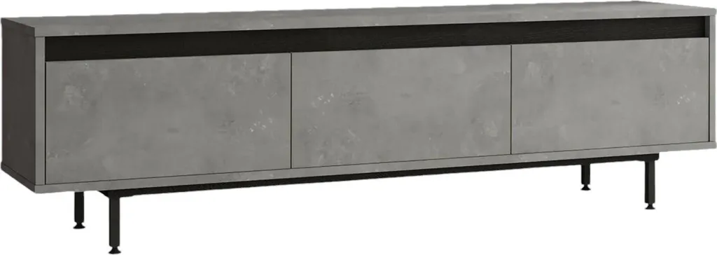 Titli Meuble TV 160cm Argent : Solution Rangements TV Moderne & Design