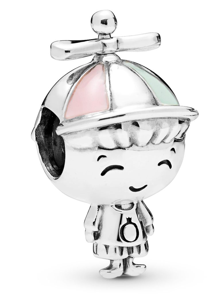 PANDORA Charm 798015ENMX Propeller Hat Boy