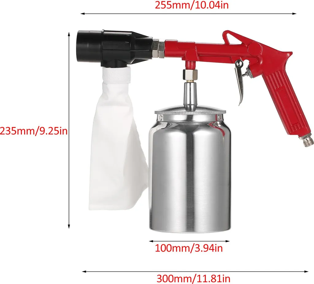 Accessoire de sablage pour restauration voiture et décapage rouille cabine
