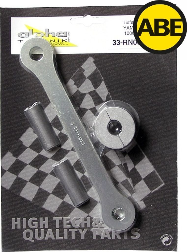 alpha Technik Tieferlegungssatz 38mm für Yamaha FZS1000 Fazer; Typ RN06; Modelljahr 2001-