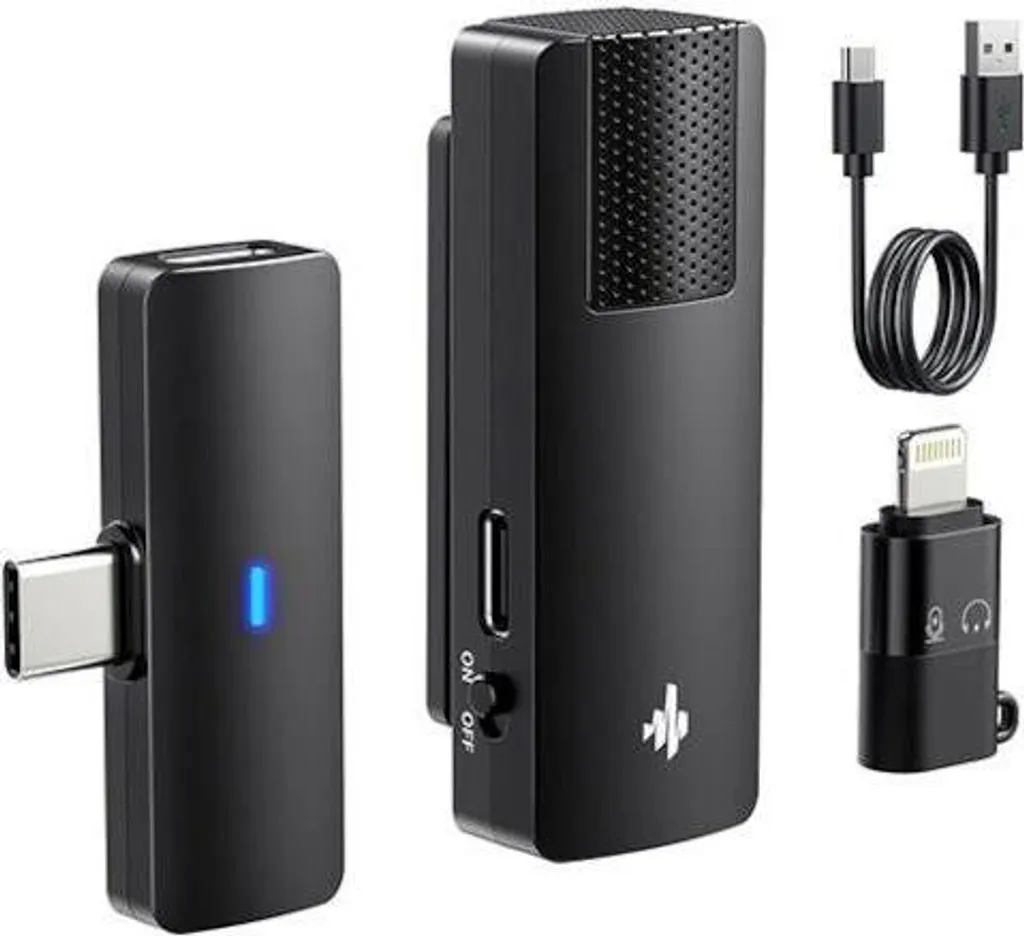 Microphone Lavalier Donner LM-100 Haute Sensibilité et Anti-Parasite