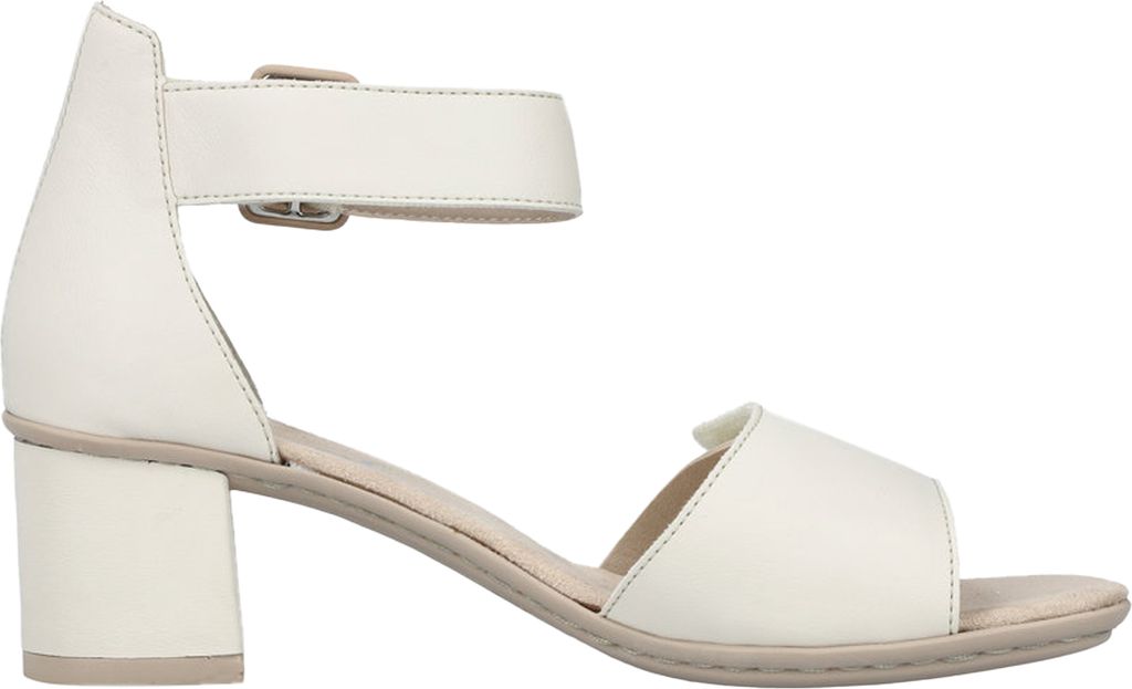 Rieker Damen Sandale Sandalette geschlossene Ferse 64750, Größe:42 EU, Farbe:Beige