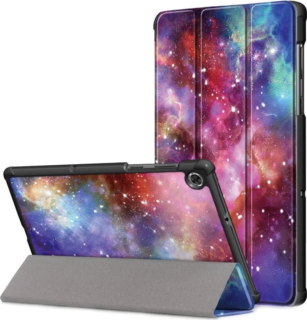 Étui pour Lenovo Tab M10 FHD TB-X606X avec motif Galaxy intelligent