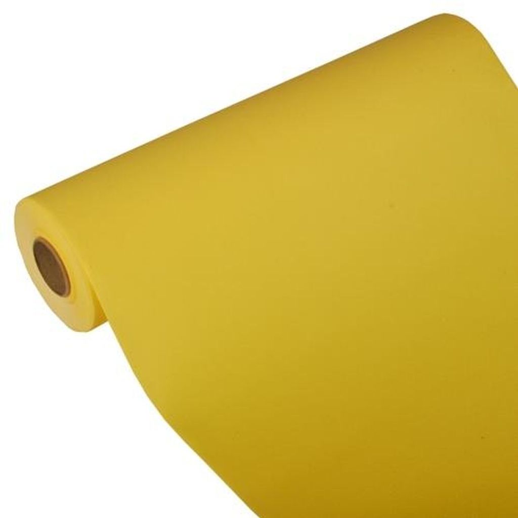 Papstar Tissue Tischläufer, gelb "ROYAL Collection" 24 m x 40 cm, 4 Rollen