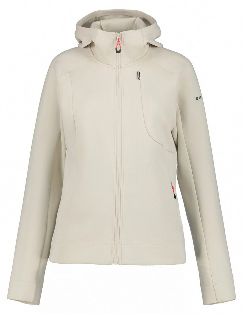 Icepeak Damen Midlayer Jacke Kapuze Bunnell creme M