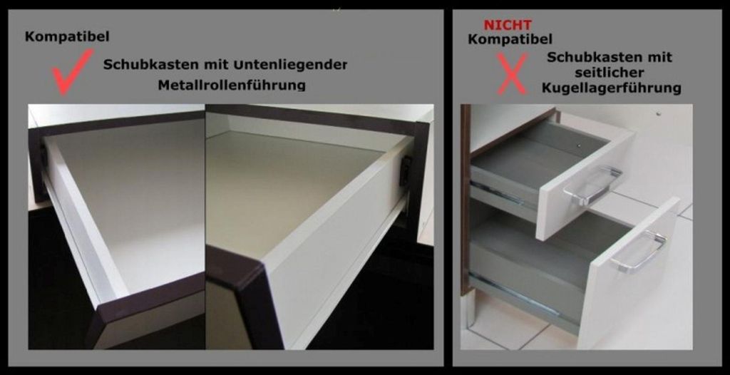 Schubladen Selbsteinzug Dämpfer zum Nachrüsten Produktbild 