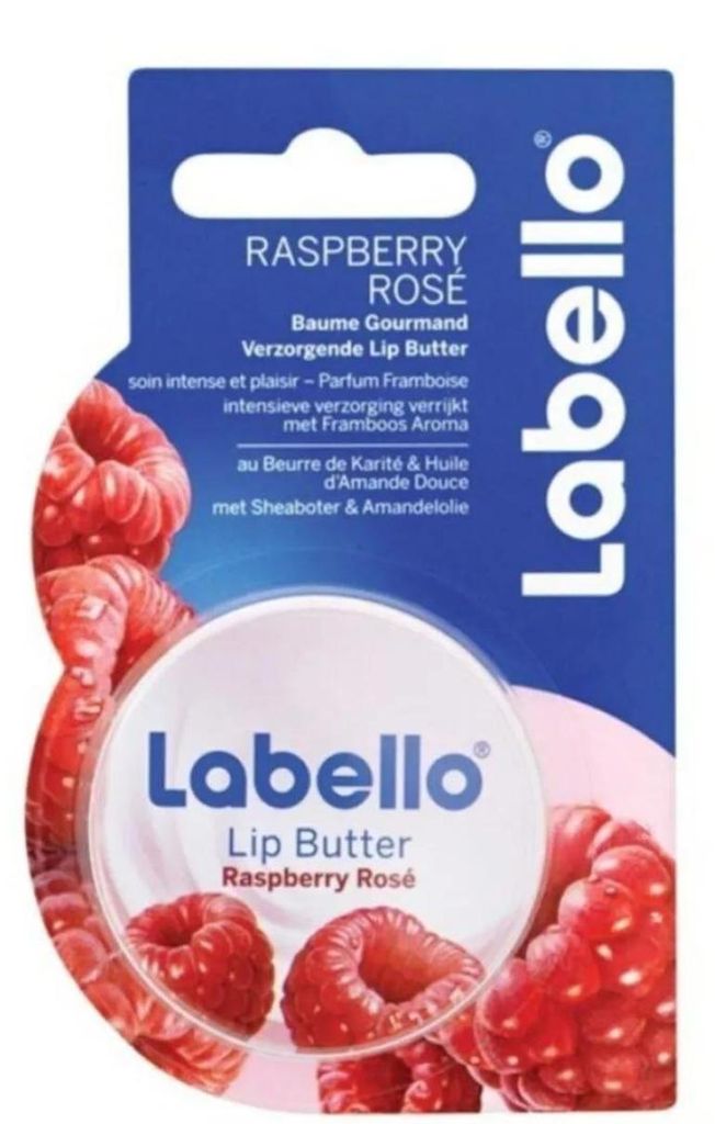 Labello Lippenbutter Himbeere-Rose 16,7 g Produktbild 