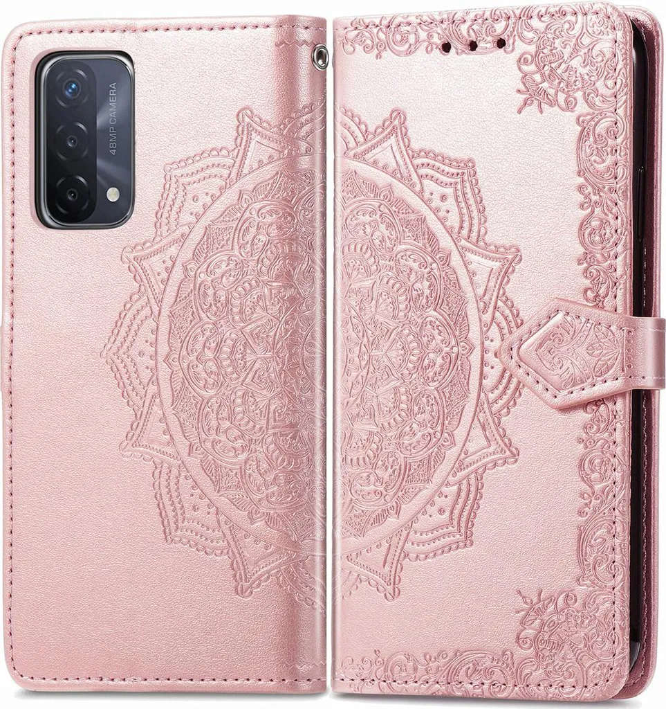 Oppo A74 5G Custodia imoshion Mandala Oro Rosa | Qualità Garantita