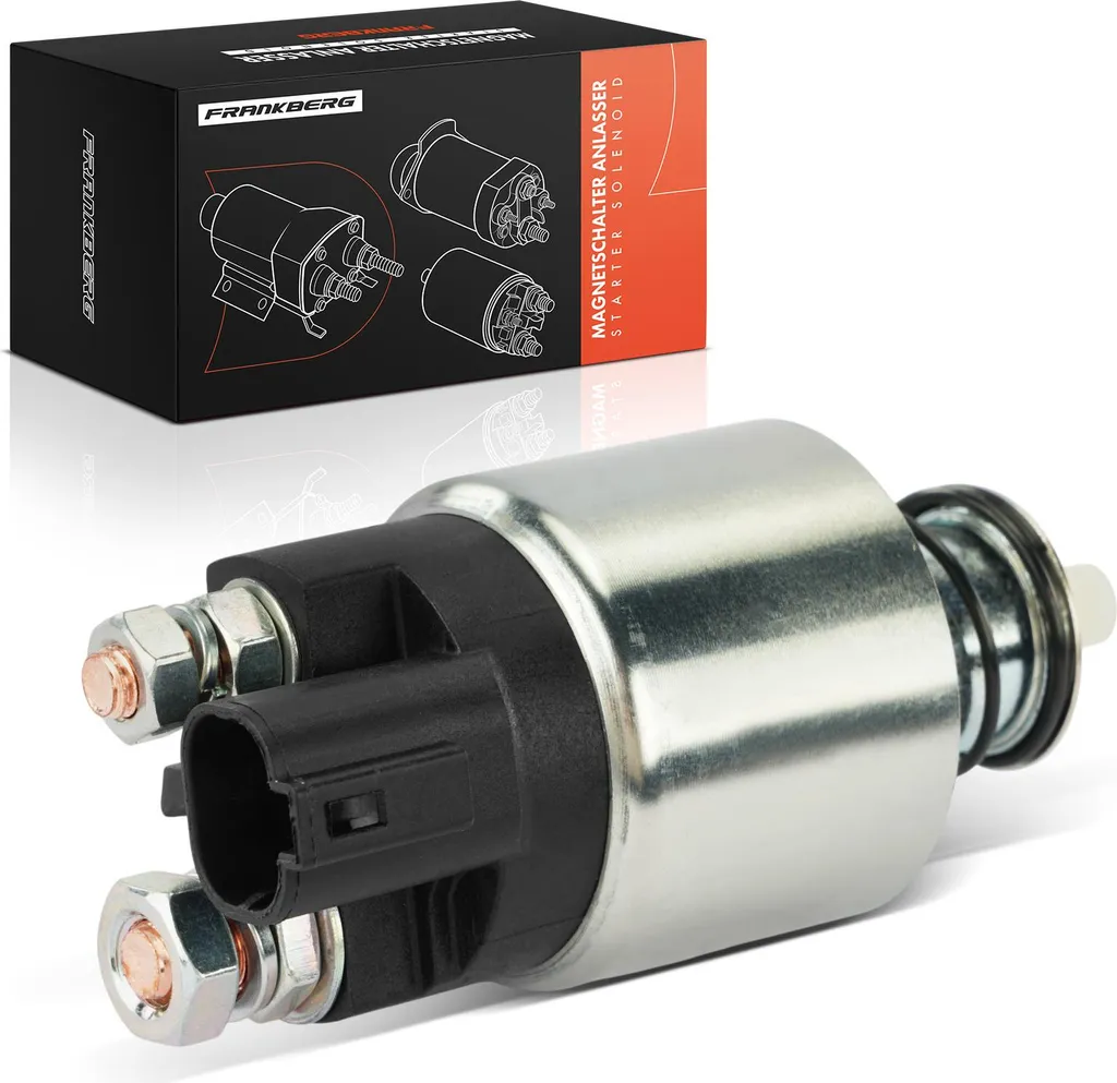 Keenso Kit Di Riparazione Solenoide Di Avviamento – 2 Pezzi In Acciaio Per Auto, Contatti E Piastra Stantuffo - 5