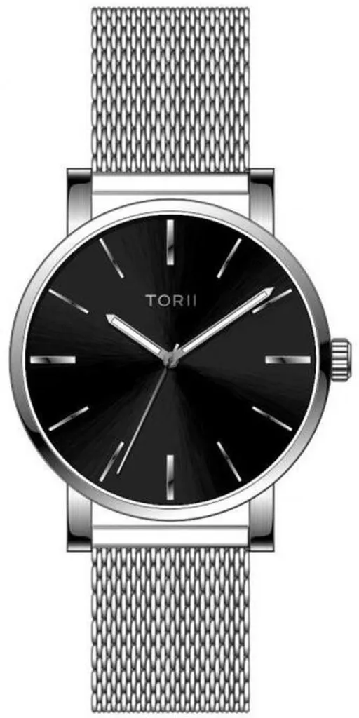 Montre homme idéale pour le bureau TORII S45SG.BS en acier classique