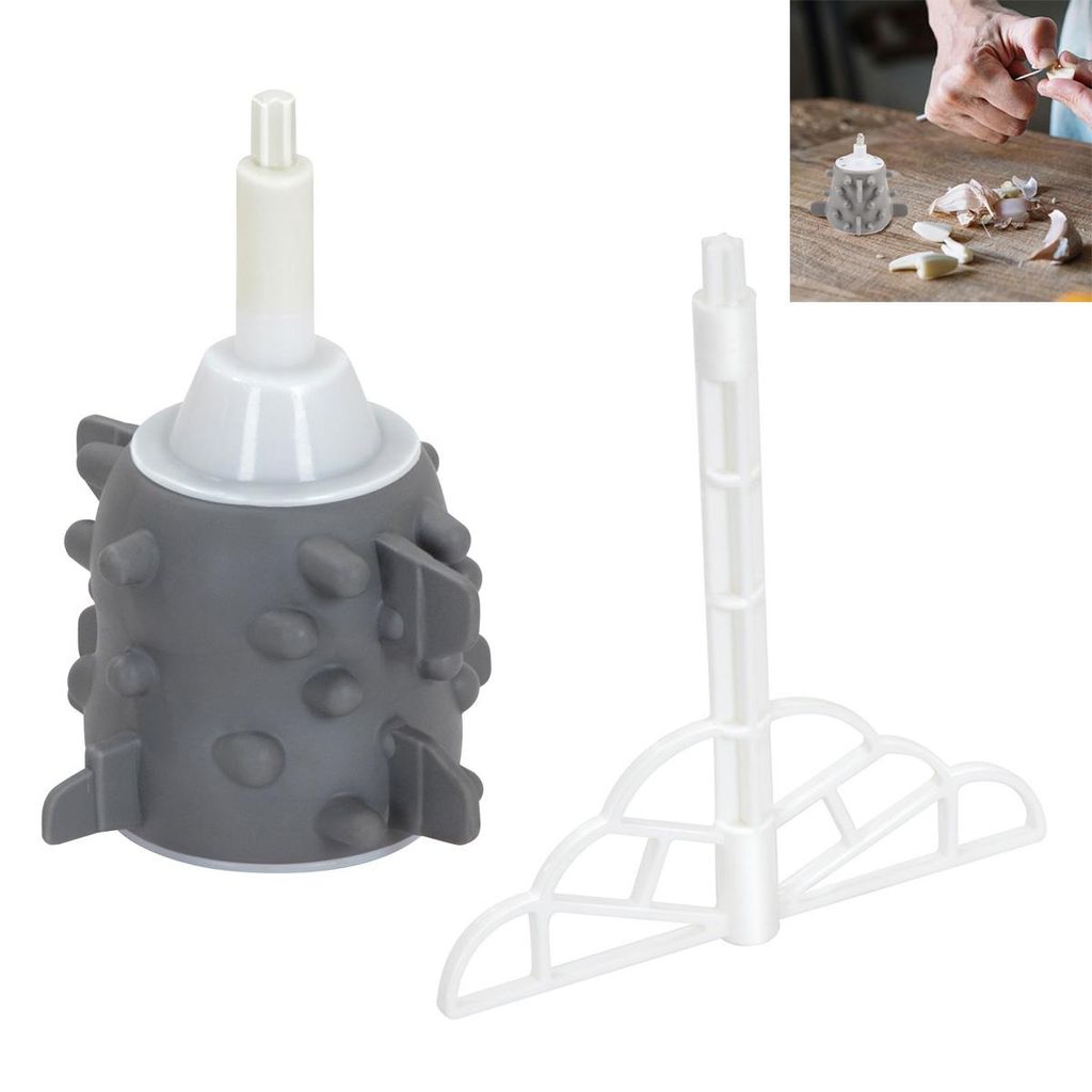 Profi Silikon-Einsatz für Knoblauch-Schälmaschine,Zubehör für 2-3L Küchenmaschinen,Zeitsparender Knoblauch-Entschäler,Einfache Reinigung & Ho...