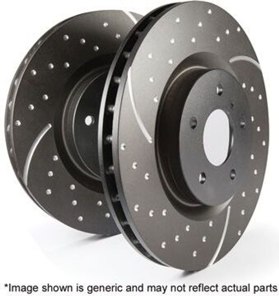 2x EBC Brakes VORNE VORNE Bremsscheibe für CHEVROLET CAMARO GMX511