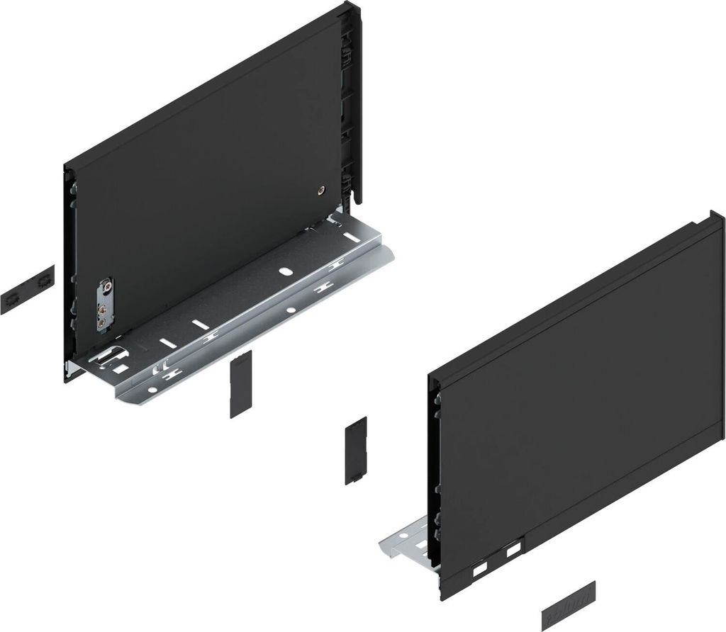 BLUM LEGRABOX pure Zarge Höhe C, NL 270, Carbonschwarz