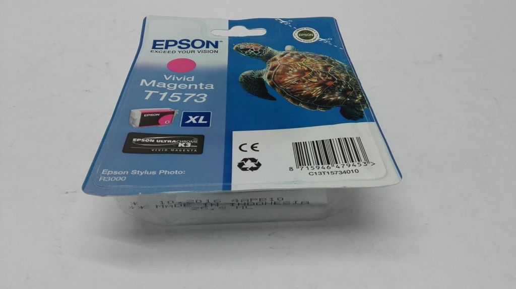 Epson Tintenpatrone vivid magenta T 157             T 1573 Produktbild 