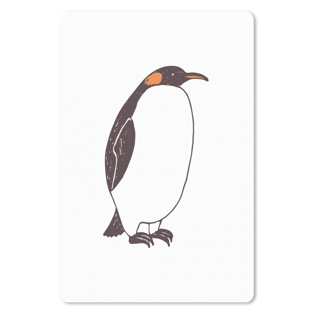 MuchoWow Mauspad Mousepad Pinguin - Kinder - Weiß - Jungen - Mädchen 18x27 cm - Mousepads - Maus Mat - Pad - Mausunterlage