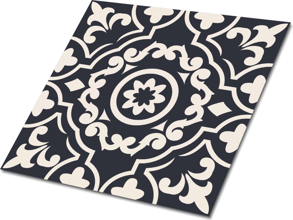 Selbstklebende Platten 30x30 cm Wandpaneele 9 Stück im Set Wanddeko - Orientalisches Muster