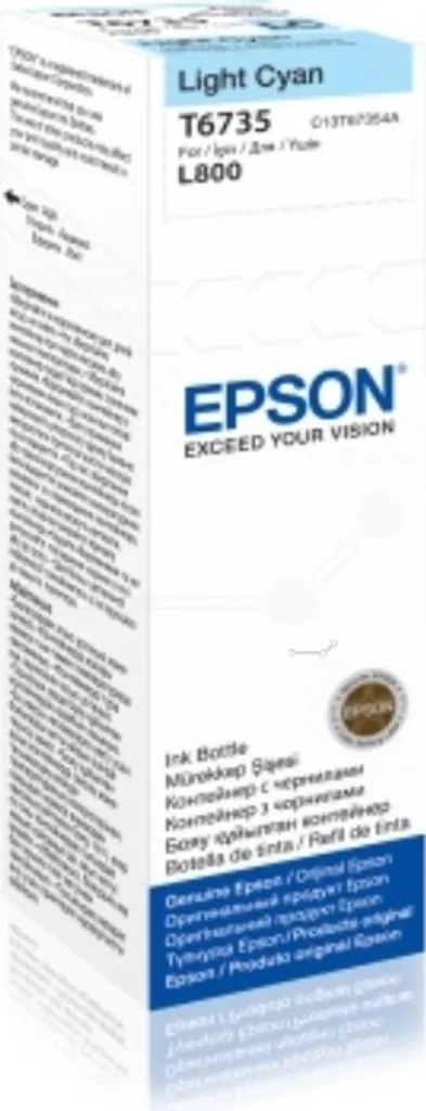 Epson T6735 Ciano Chiaro Originale 70ml - Inchiostro Serie 673 EcoTank