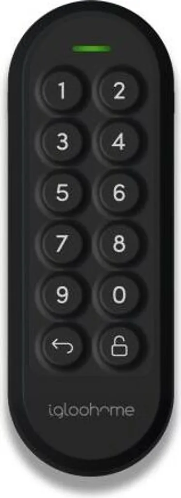 igloohome Keypad Bluetooth 100mm compact et étanche pour accès sécurisé