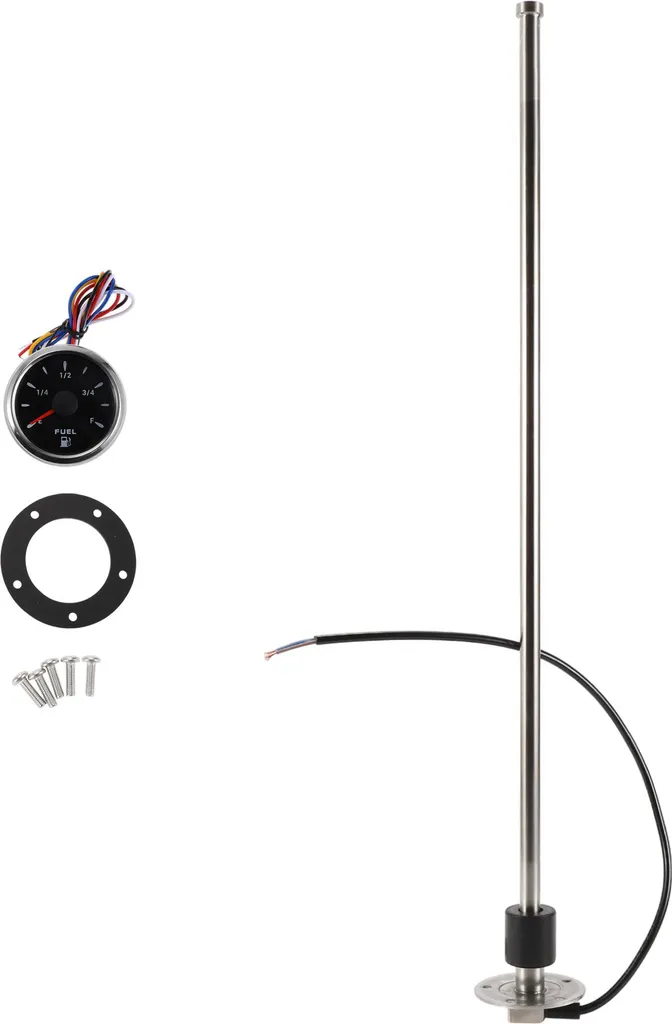 Kit Complet Jauge et Sonde de Carburant Bateau 600mm en Métal Robuste