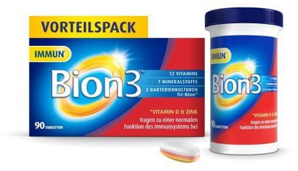 Bion 3 Vitamine, Mineralstoffe, Bakterienkulturen Produktbild 