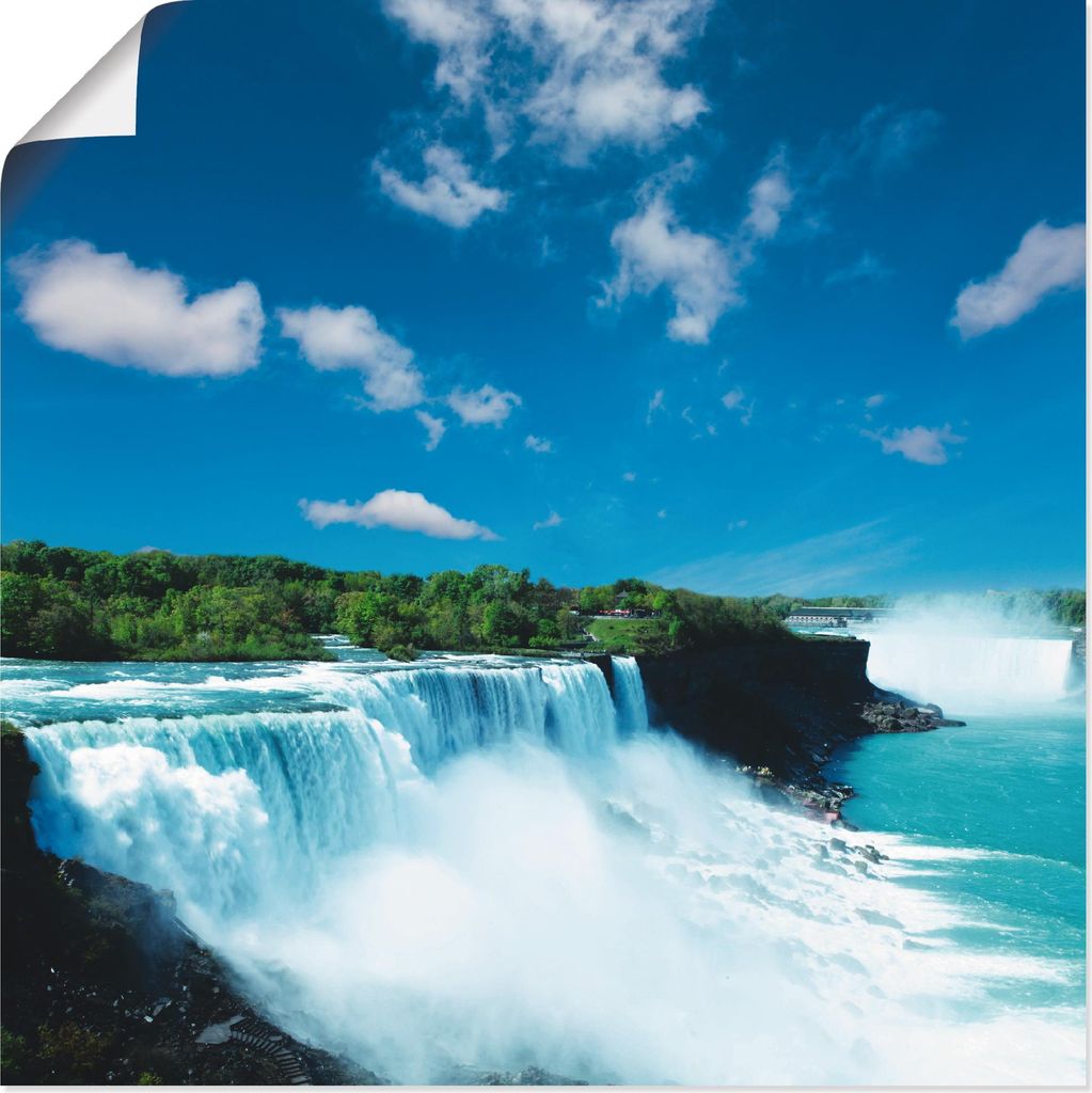 ARTland Poster Niagara Größe: 70x70 cm