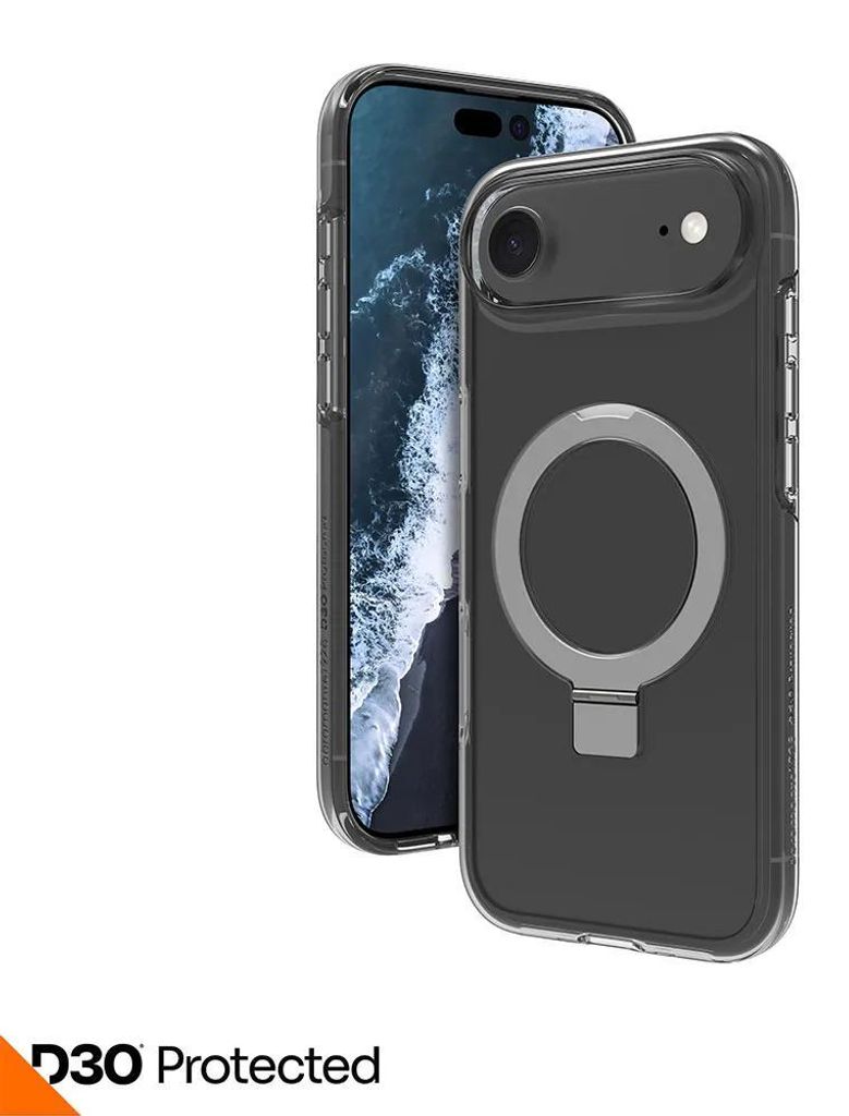 dbramante1928 Iceland Ultra - Hintere Abdeckung für Mobiltelefon - Kick - kompatibel mit MagSafe - D3O, Kunststoff - klar - für Apple iPhone Air
