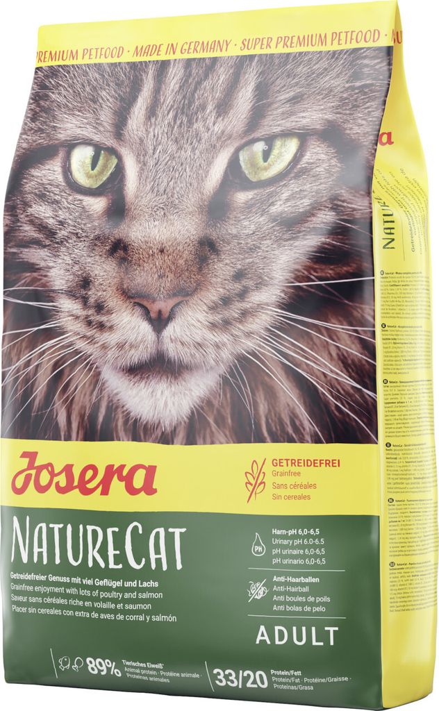 Josera NatureCat, Adult, Geflügel, Lachs, 2 kg Produktbild 