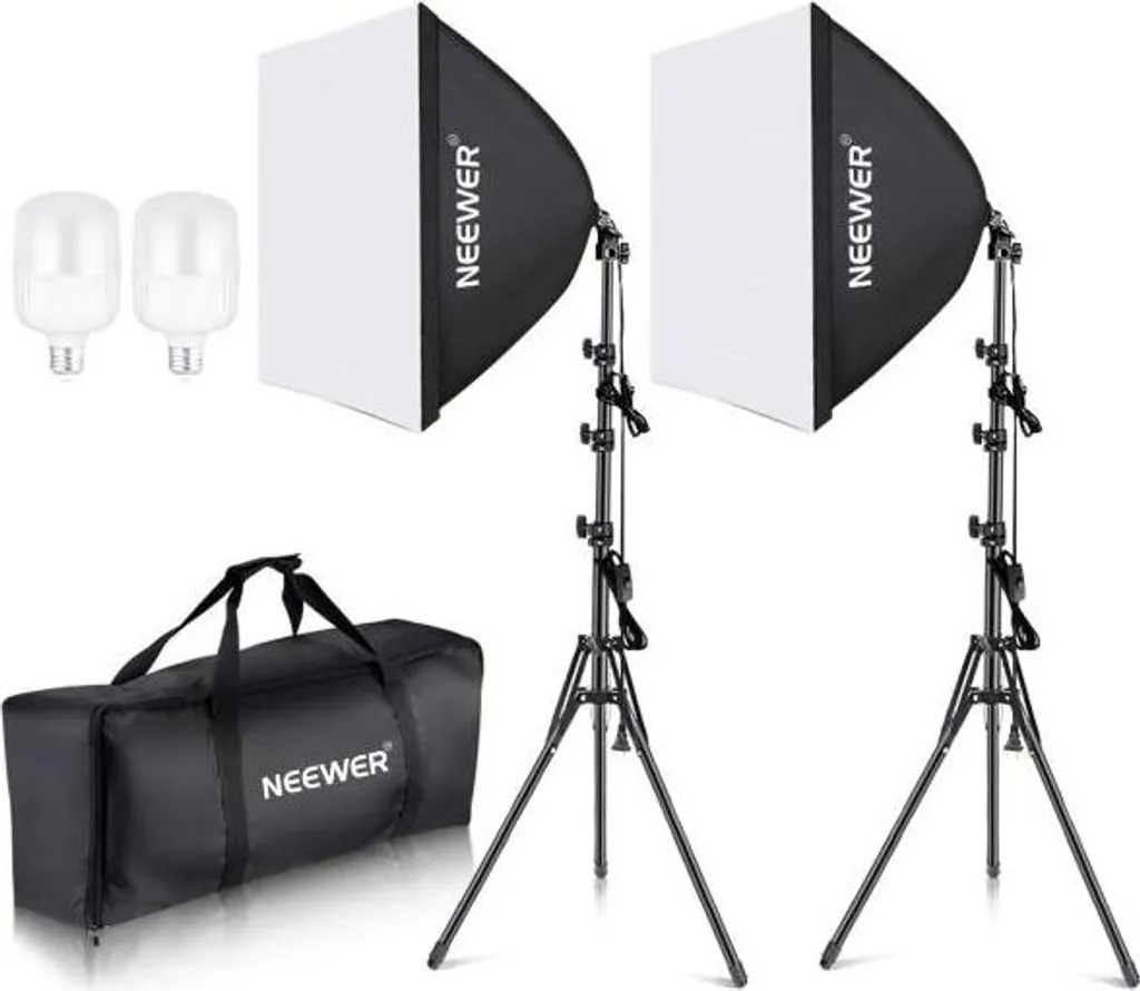 Recensione Kit Neewer NK200: Luci Softbox LED per YouTuber