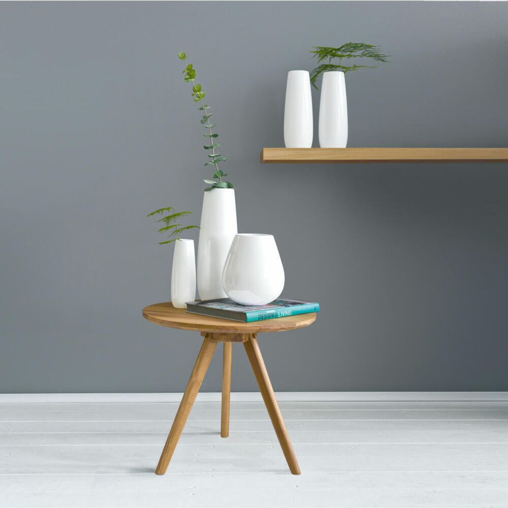 ASA Selection ease Vase weiß Ø 9 cm, H 18 cm Vasen