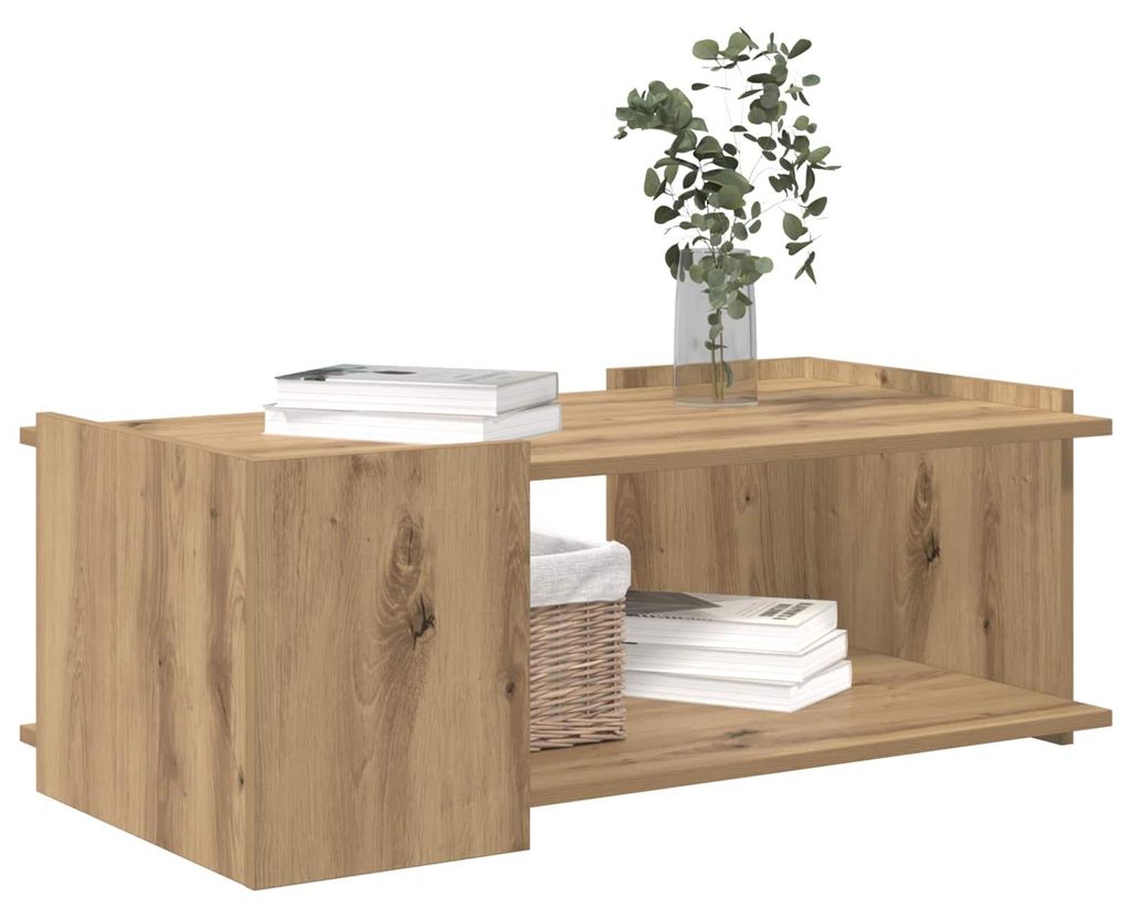 vidaXL Couchtisch Artisan-Eiche 90 x 50 x 33 cm Holzwerkstoff