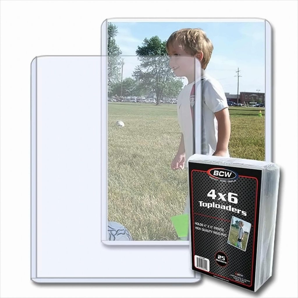 BCW Topload 4" x 6" (25 ct.) Produktbild 