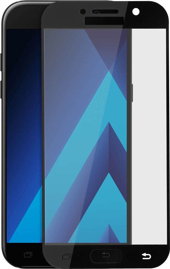 9H Displayschutzfolie aus gehärtetem Glas Samsung Galaxy A5 2017 – Rand Schwarz