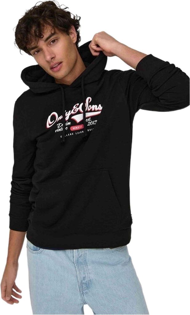 Hoodie Only & Sons 22028594-BLACK für Herren